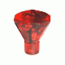 Part 30153 Trans-Red Rock 1 x 1 Jewel 24 Facet 